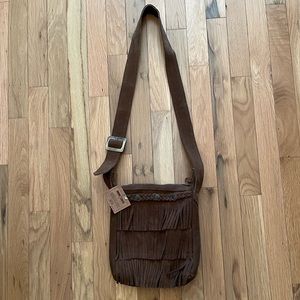 ✨NEW✨ Minnetonka Brown Suede Leather Fringe Crossbody Bag